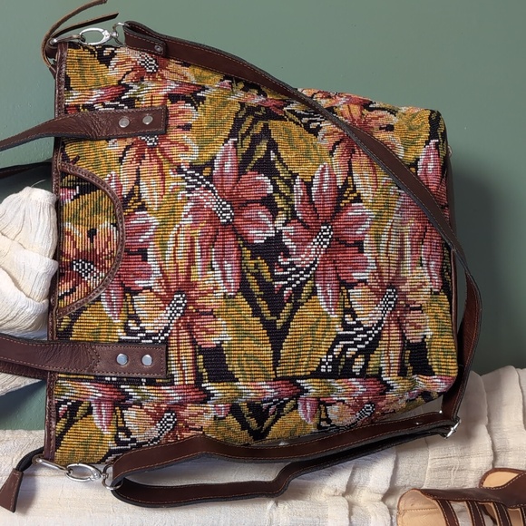 Handbags - Fabulous Vintage Carpet Tote Bag